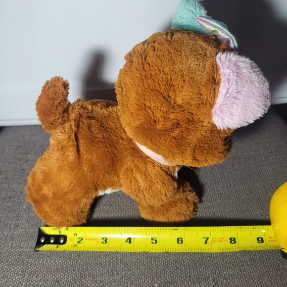 Present Pets Glitter Puppy Cocoa Interactive Plush Dog - Picture 5 of 5